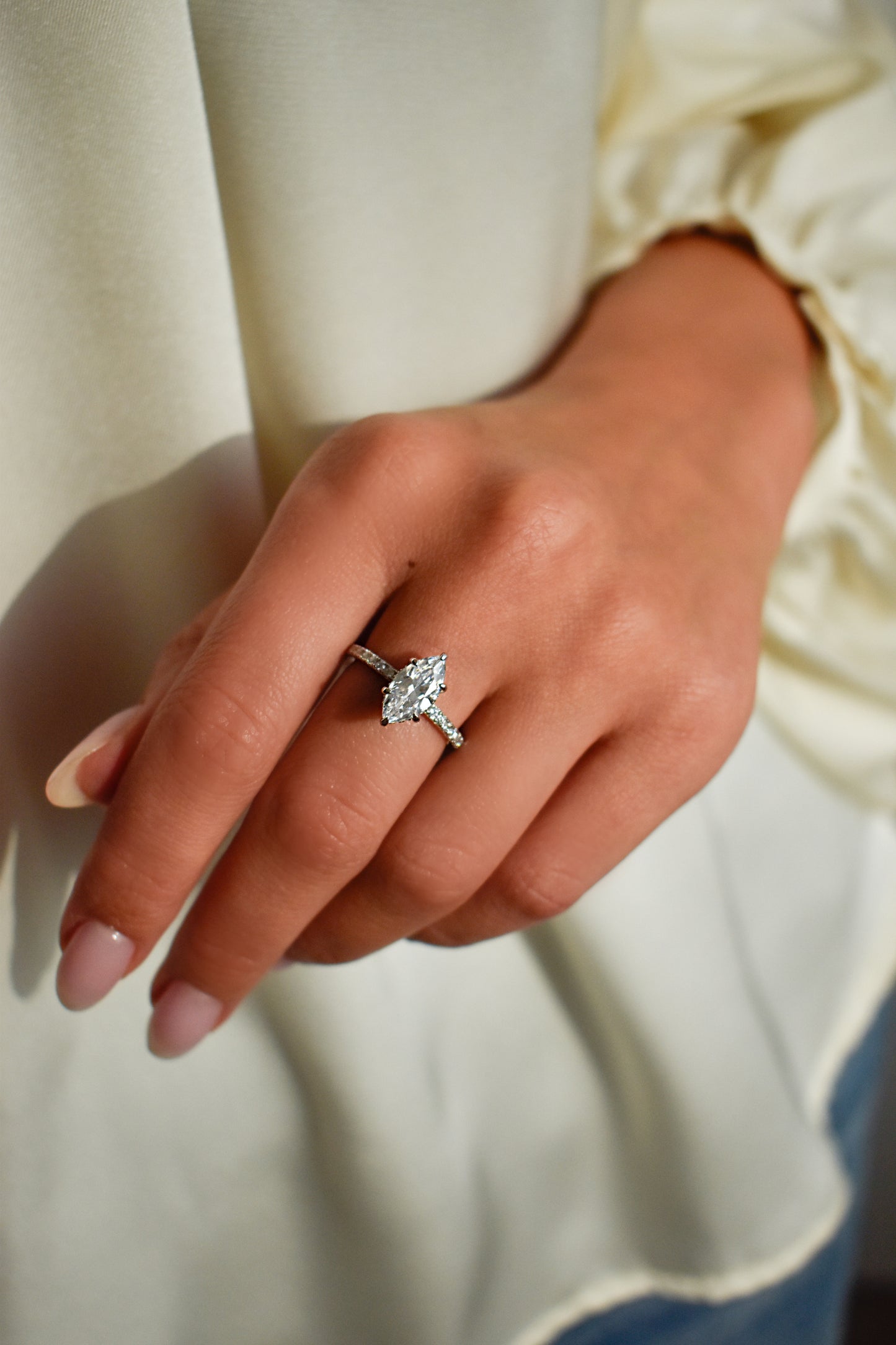 2 Carat Marquise Cut Ring