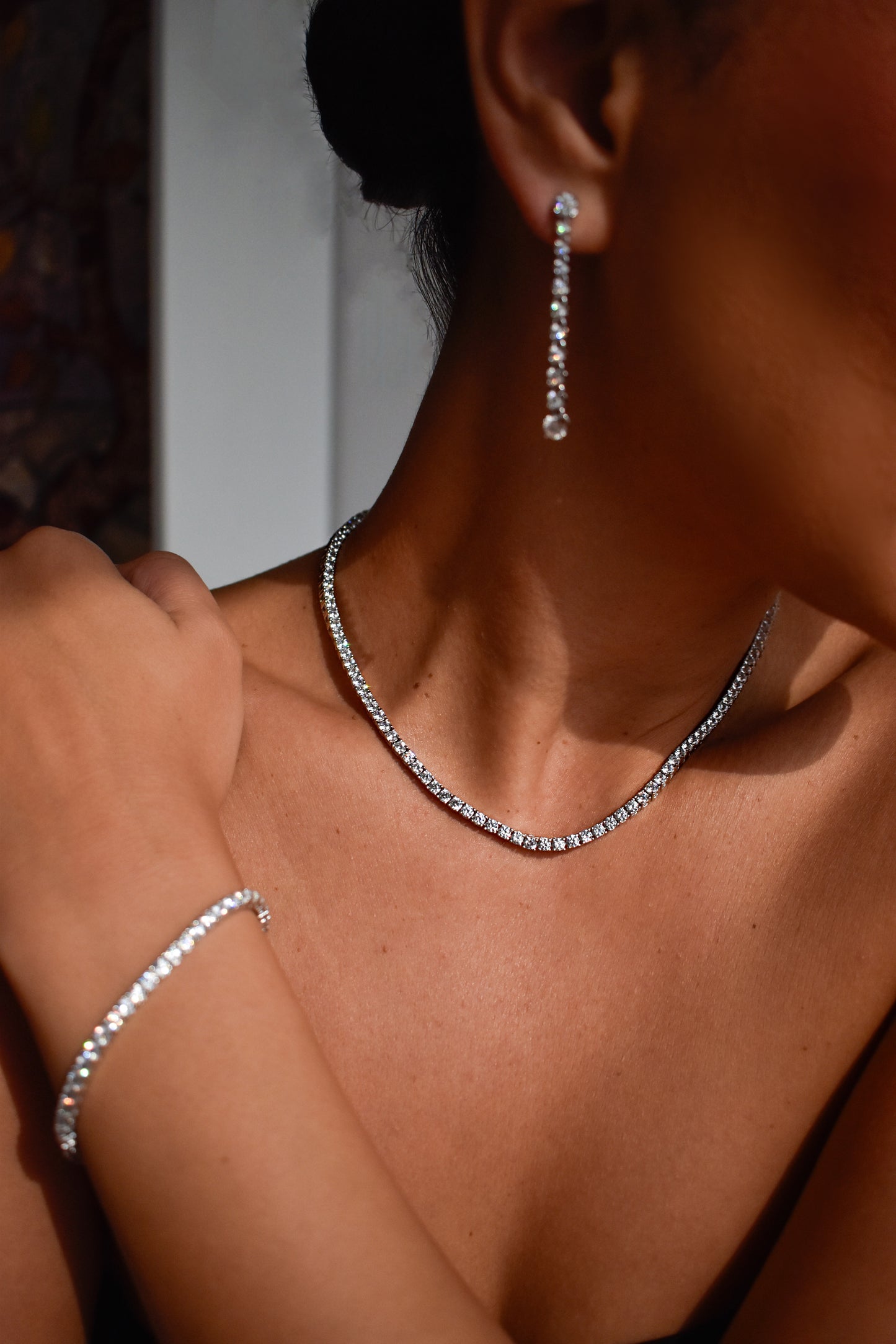 3mm Tennis Necklace
