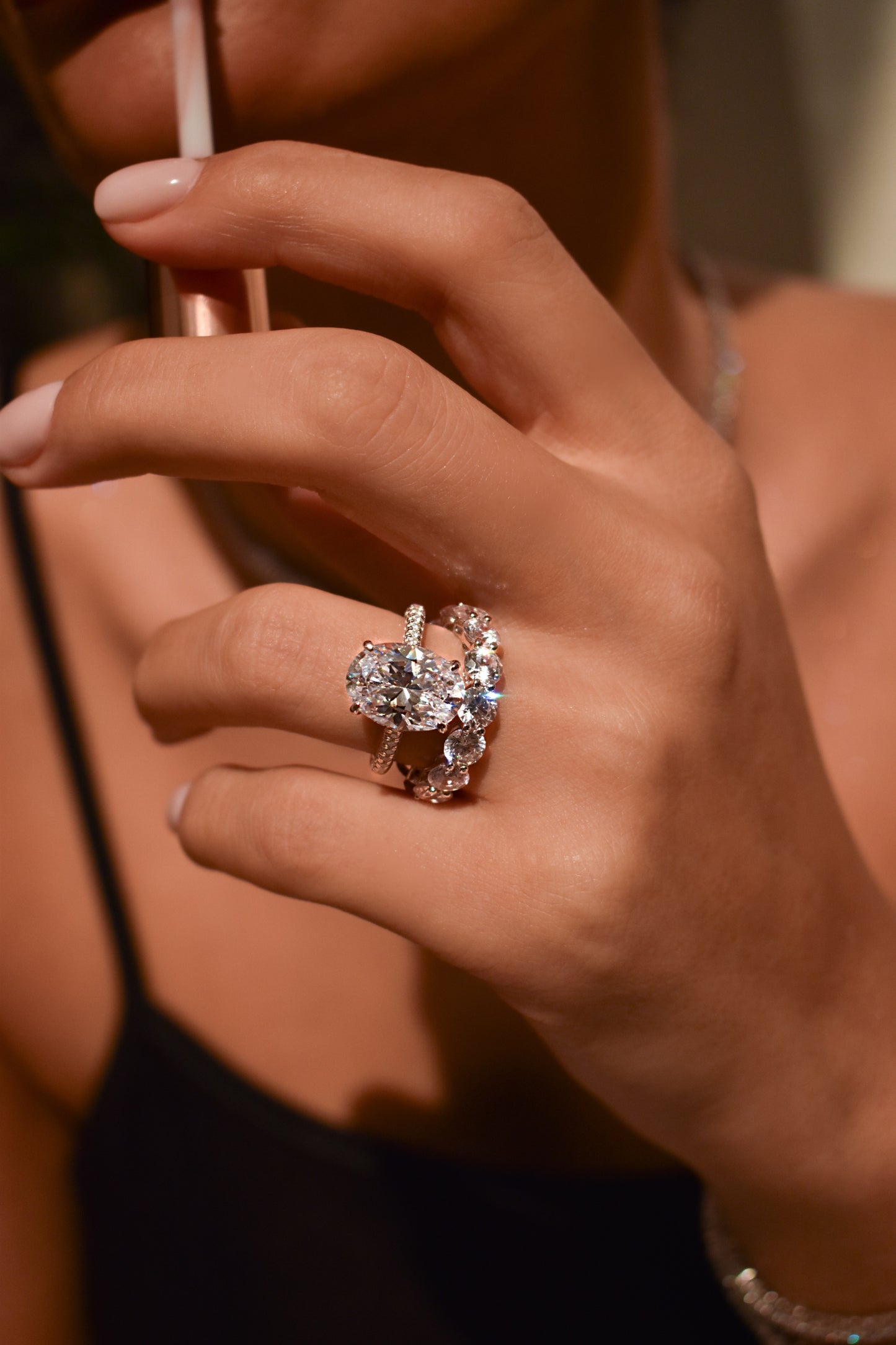 Oval Shape Engagement Ring