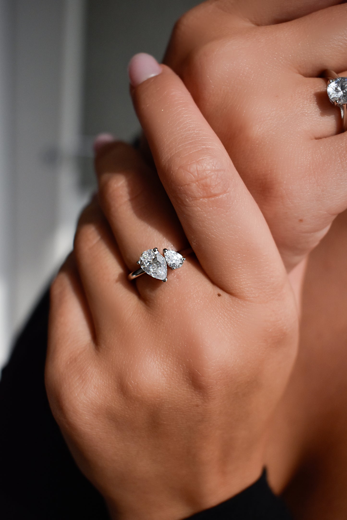 Pear Shape Duo Ring