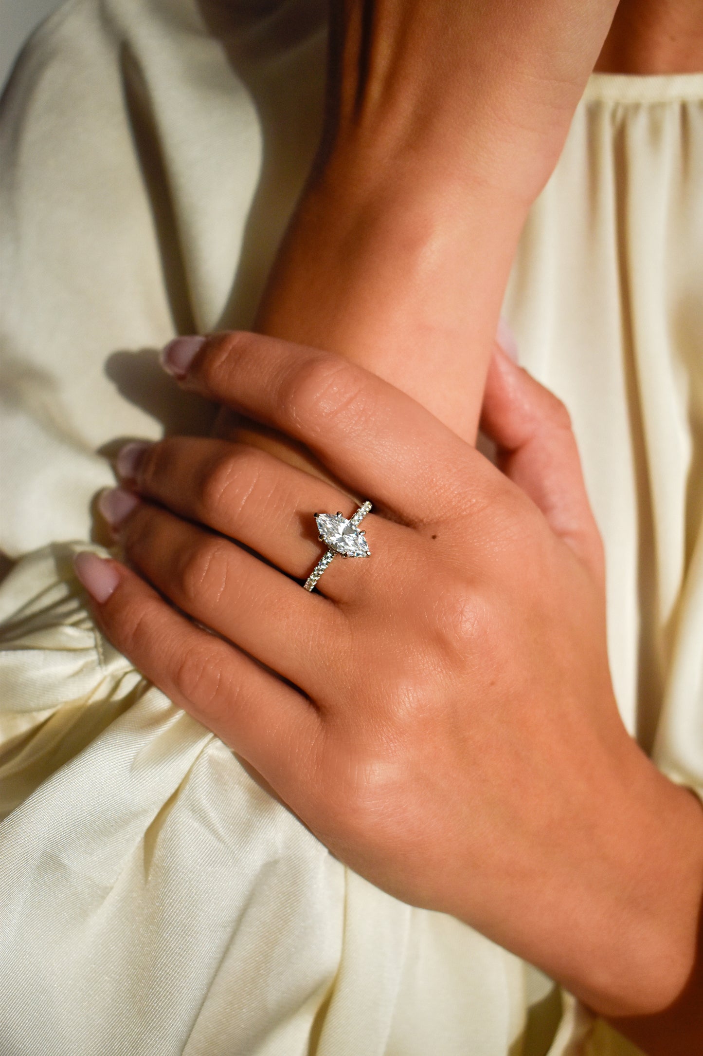 2 Carat Marquise Cut Ring
