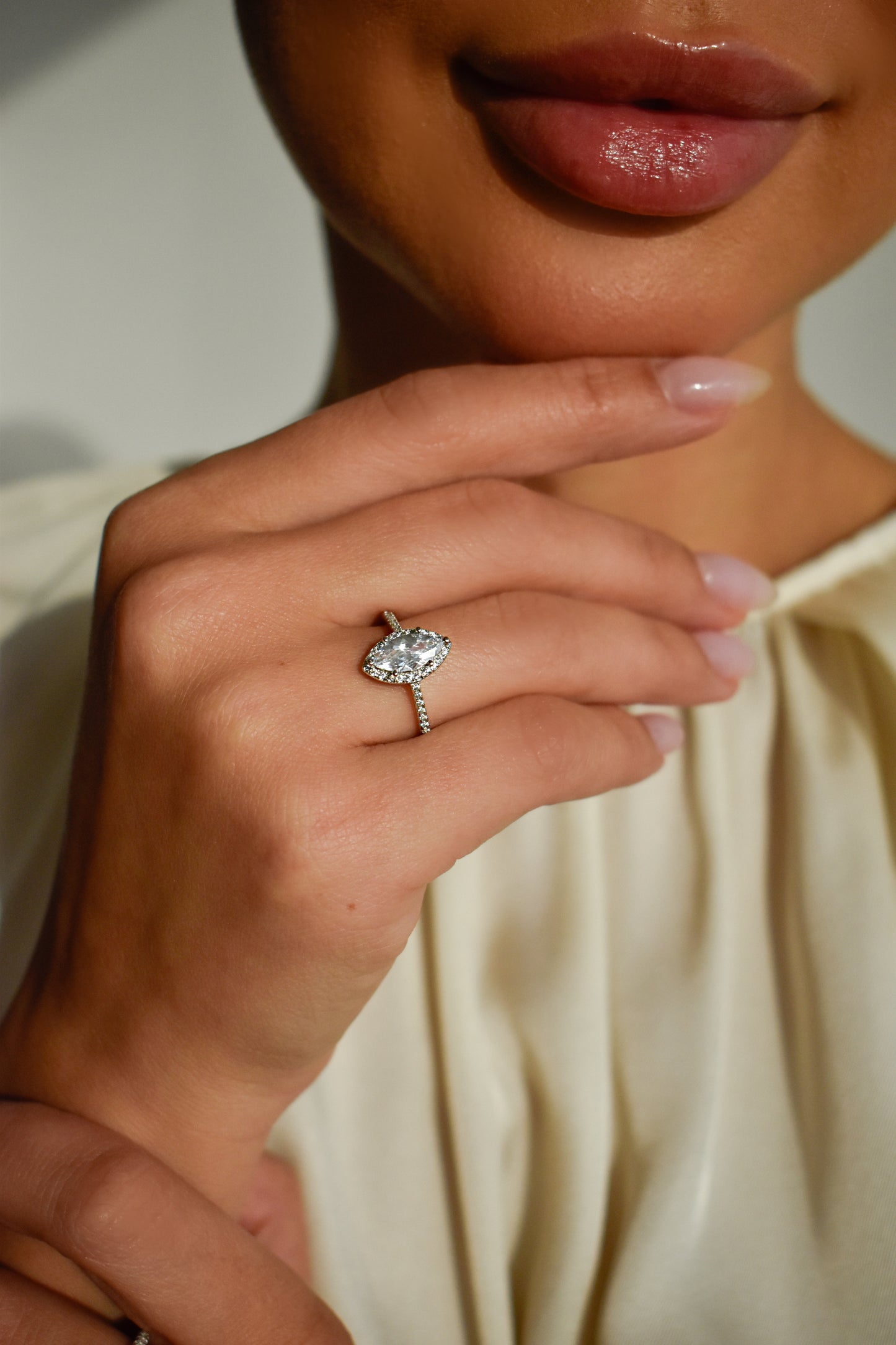 1 Carat Marquise Cut Ring