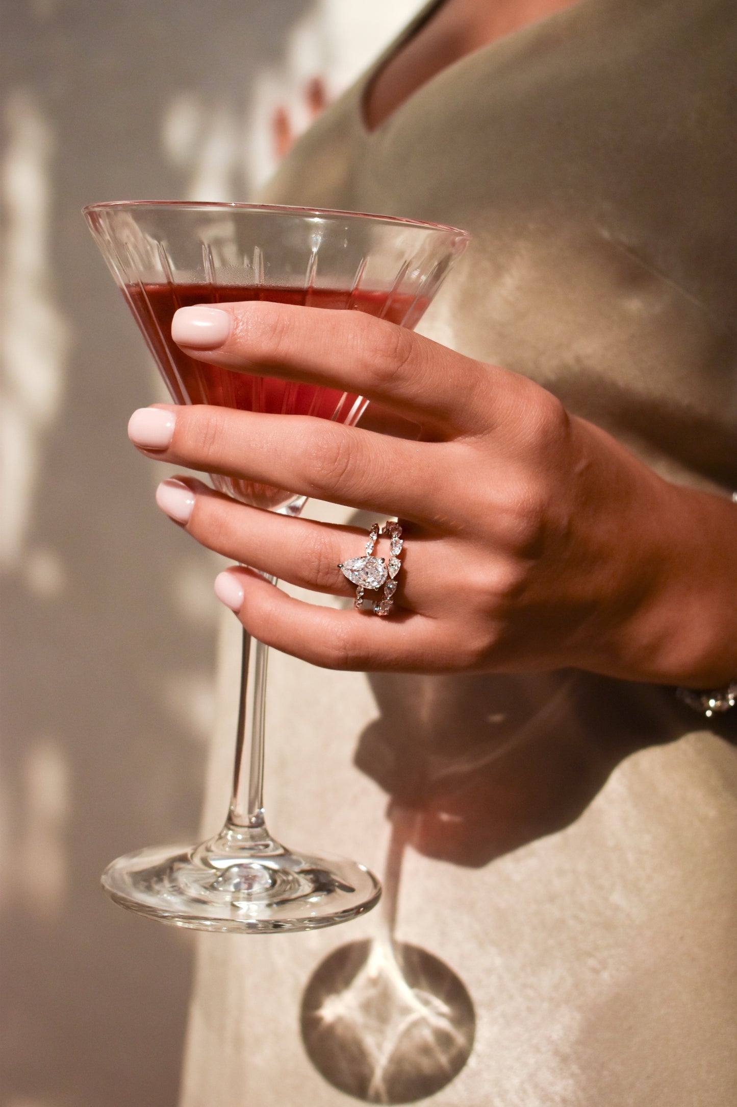 Mini Pear Shape Ring