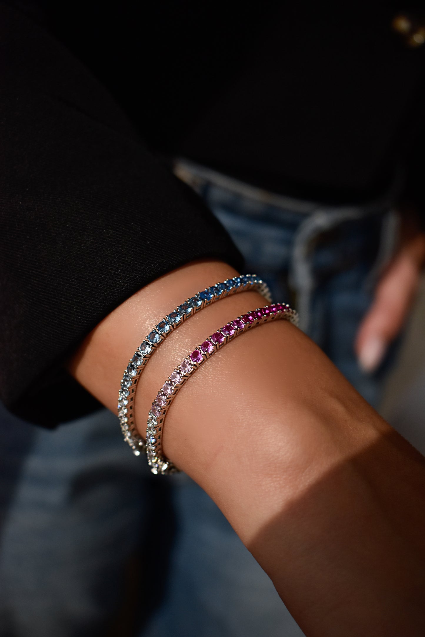 3mm Ombré Tennis Bracelet