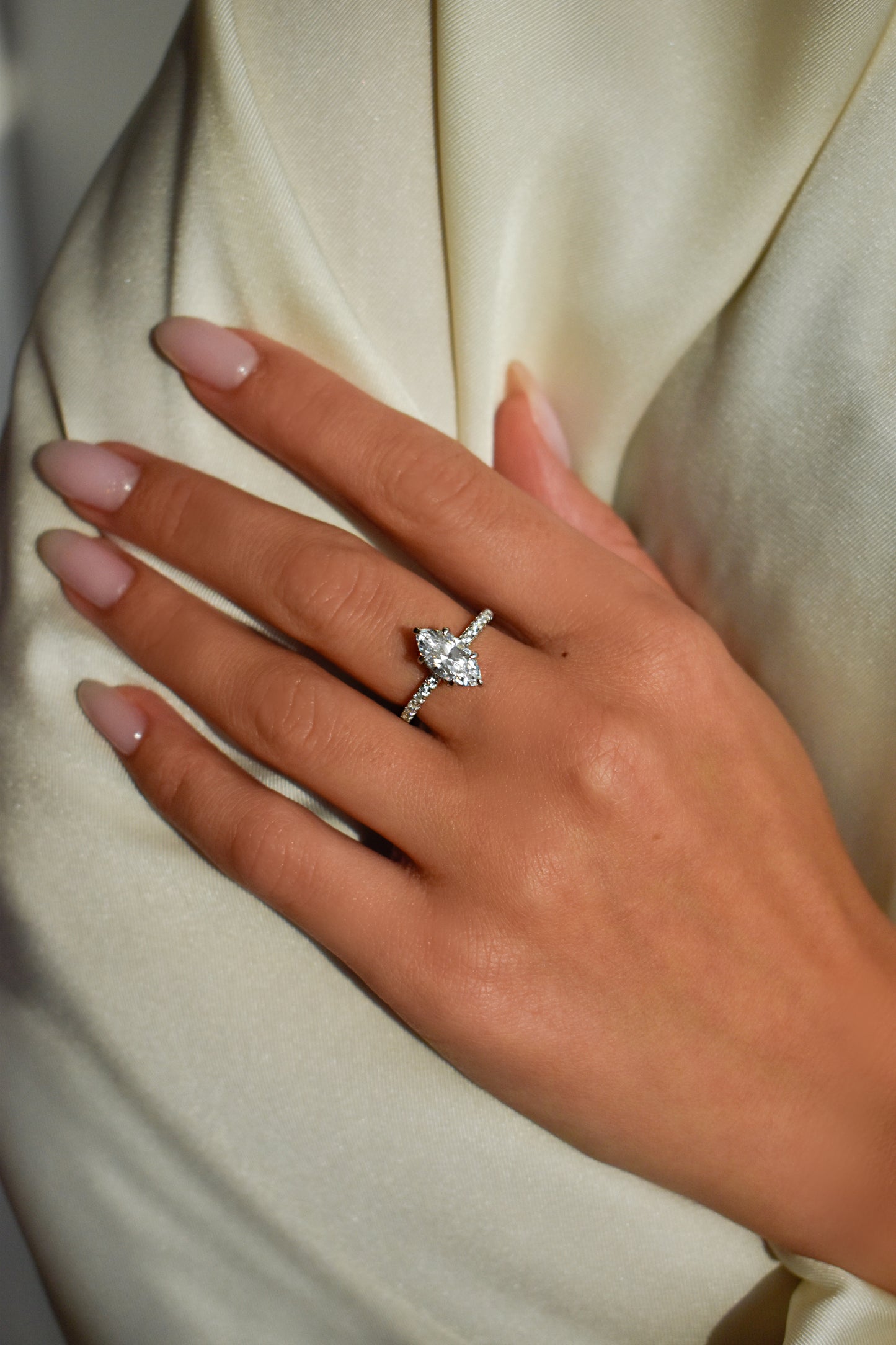 2 Carat Marquise Cut Ring
