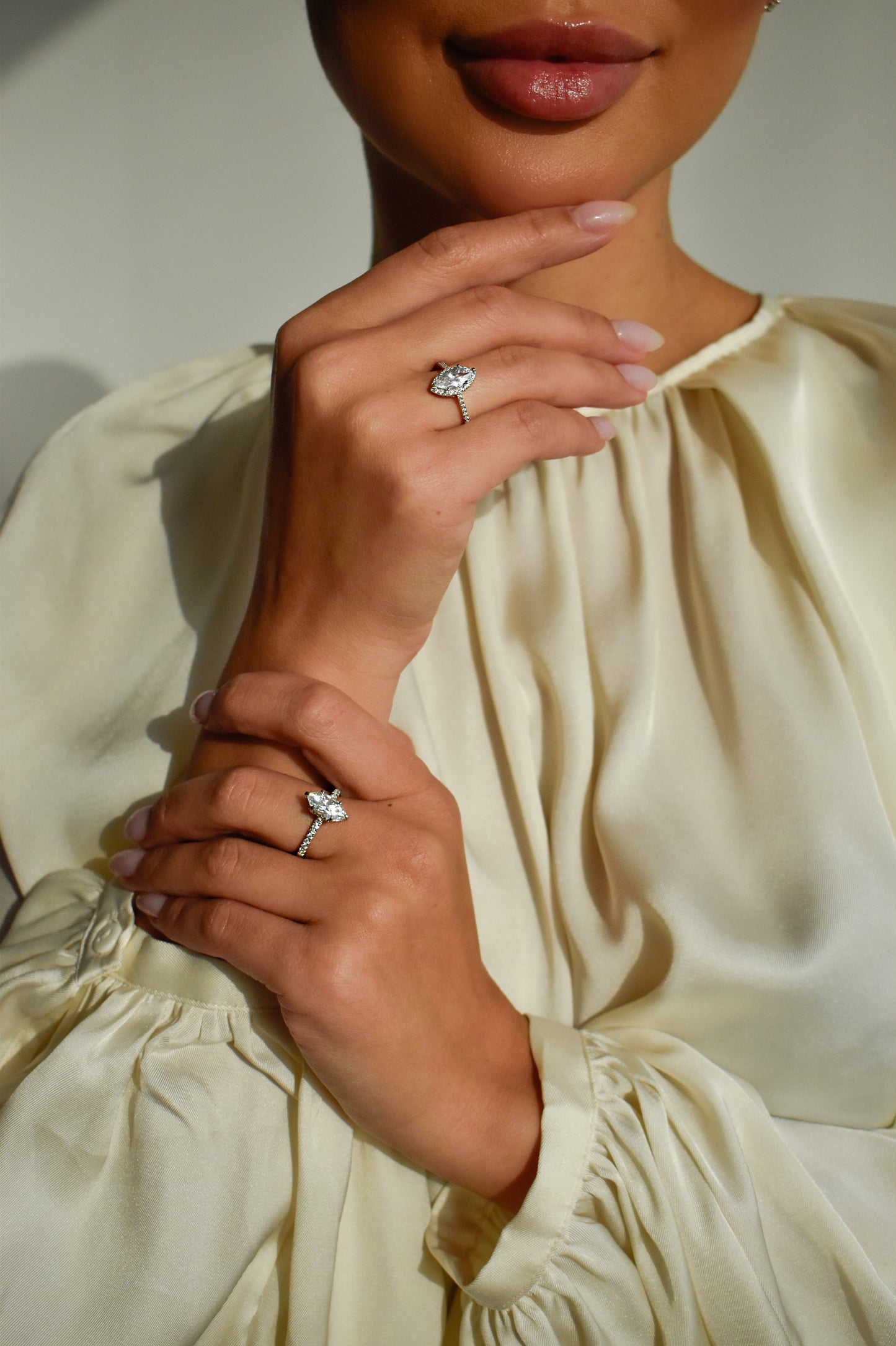 1 Carat Marquise Cut Ring