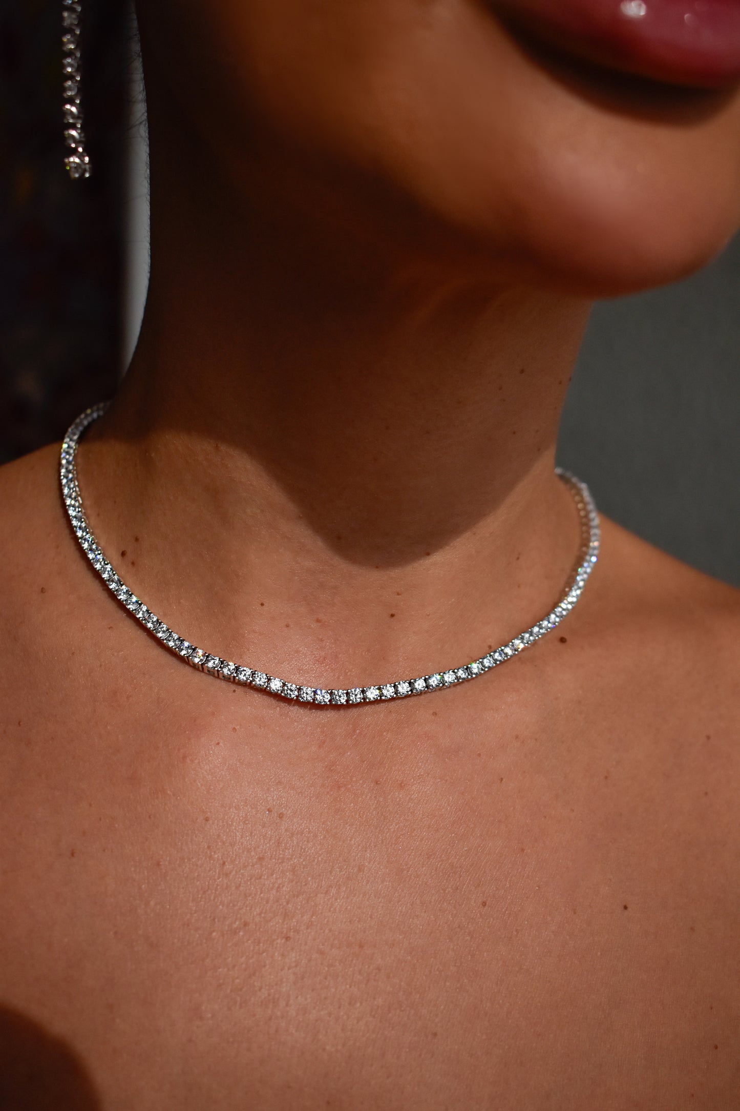 3mm Tennis Necklace