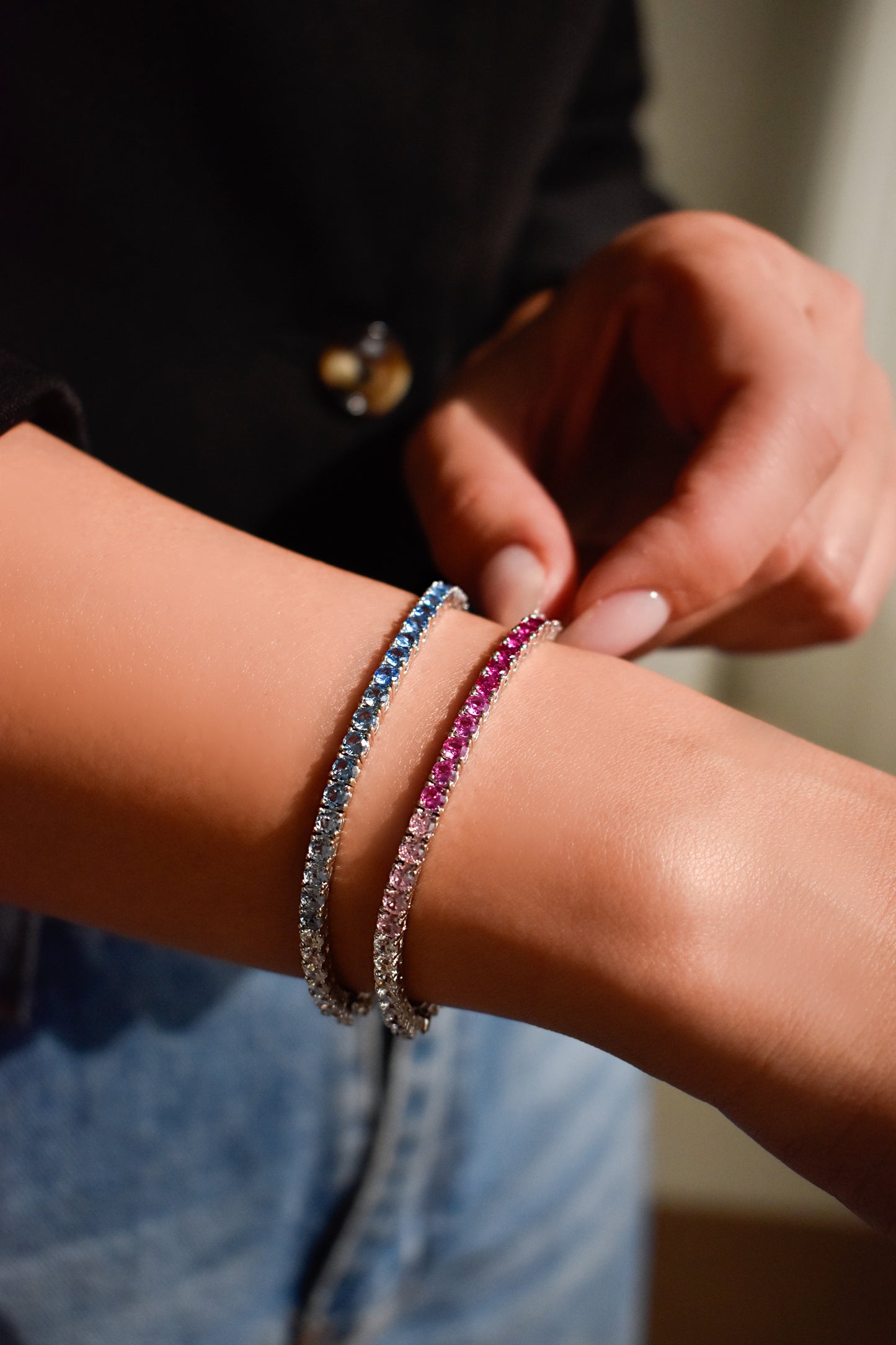 3mm Ombré Tennis Bracelet
