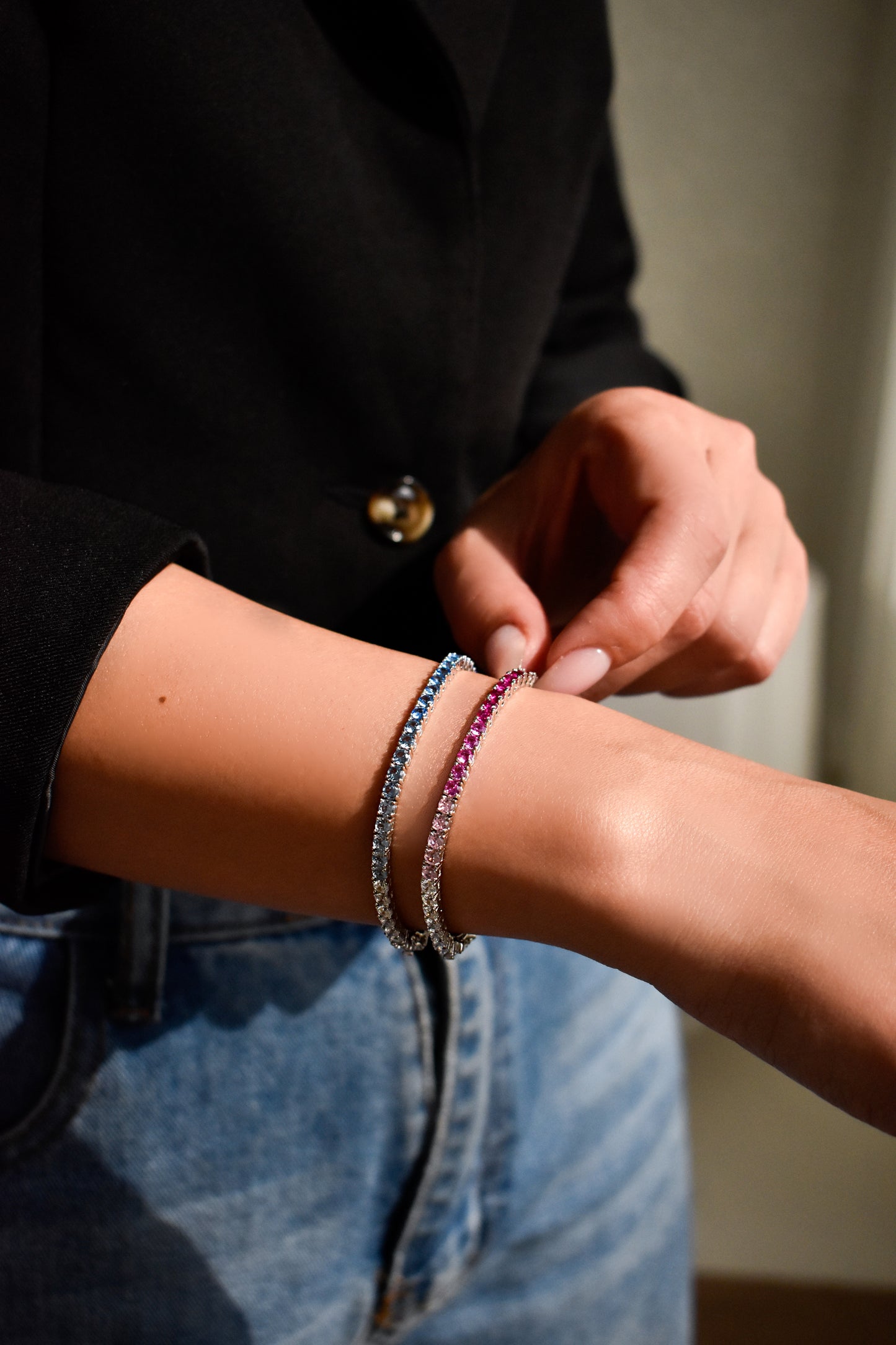 3mm Ombré Tennis Bracelet