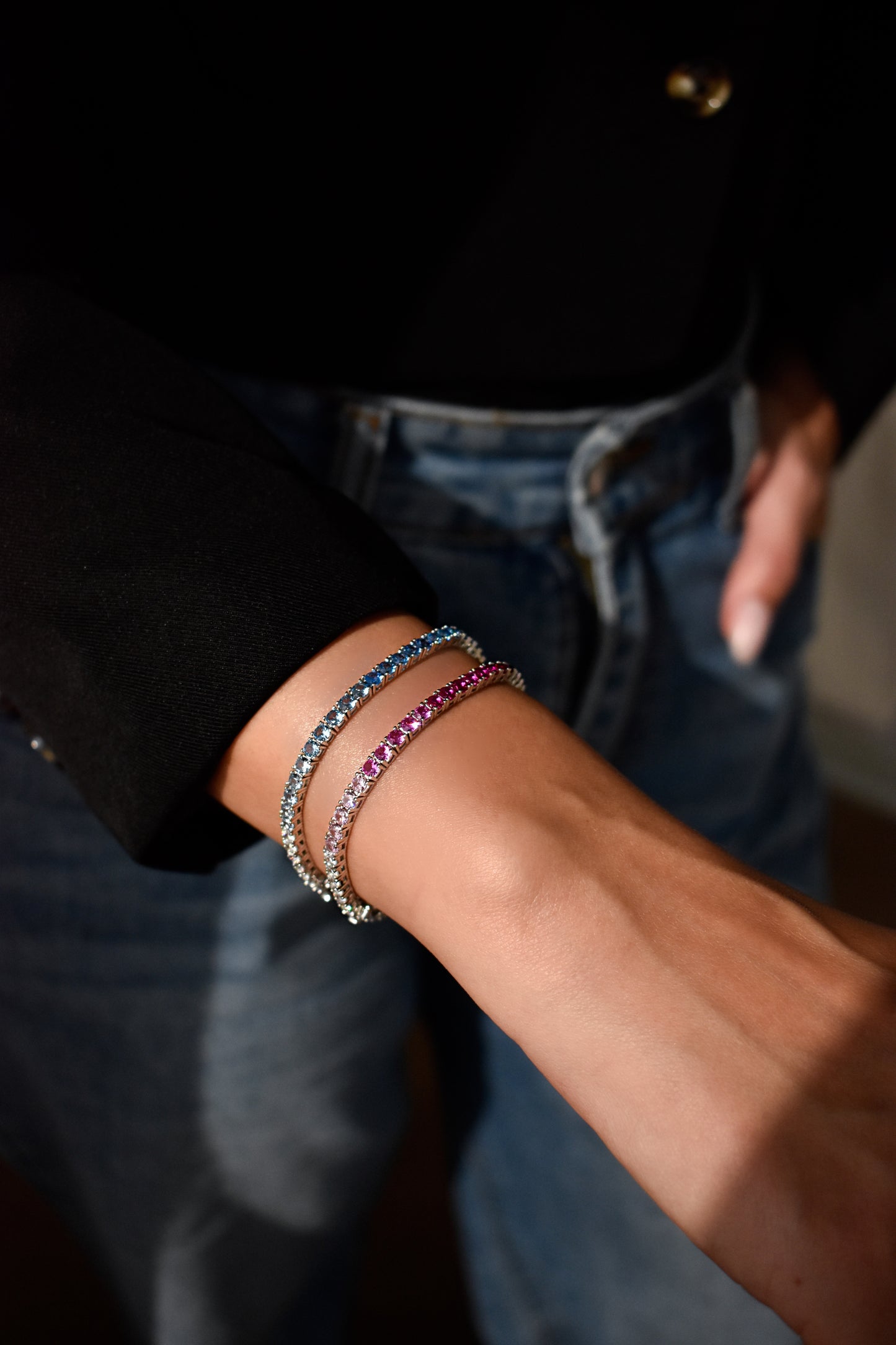 3mm Ombré Tennis Bracelet