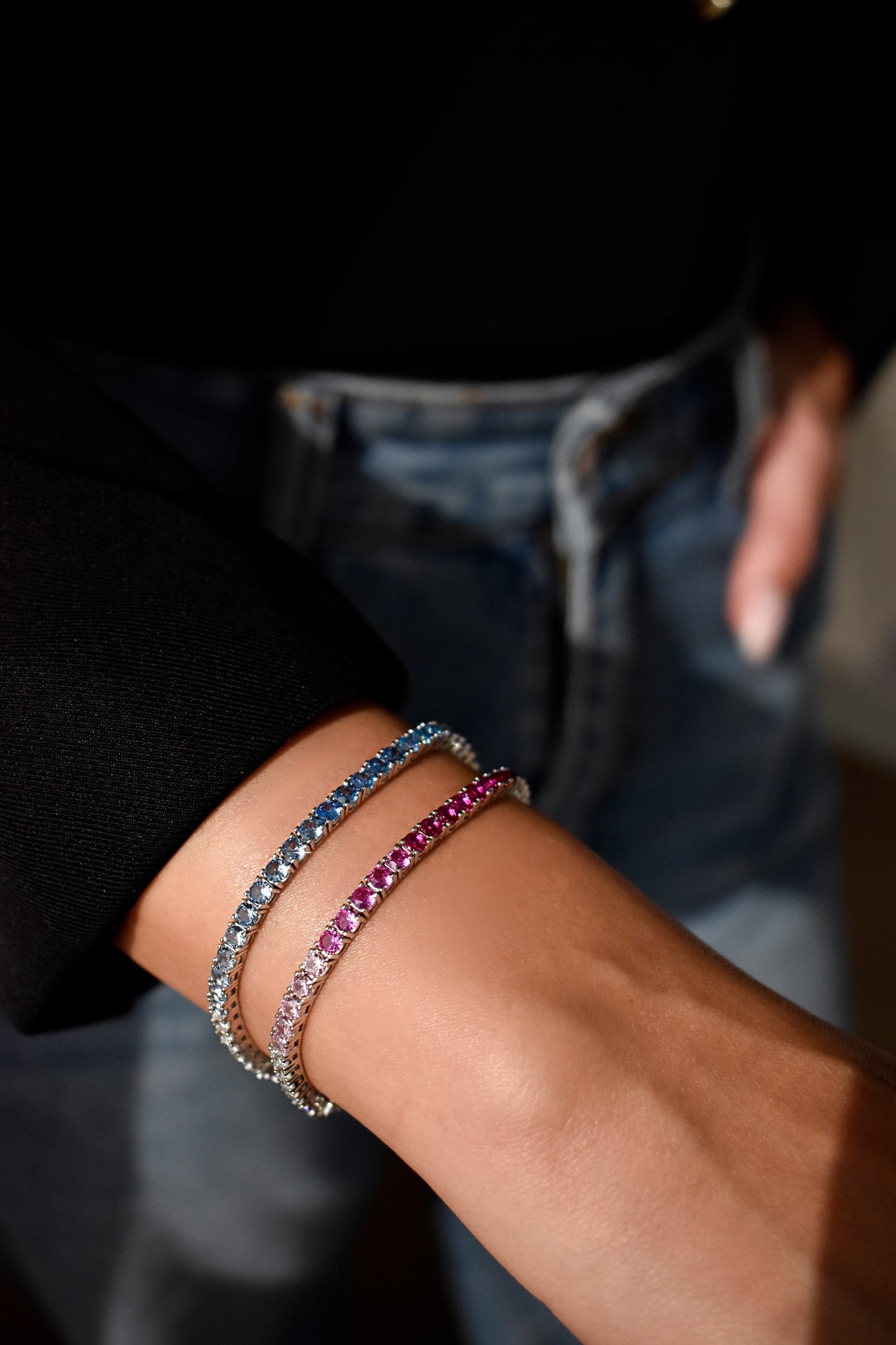 3mm Ombré Tennis Bracelet