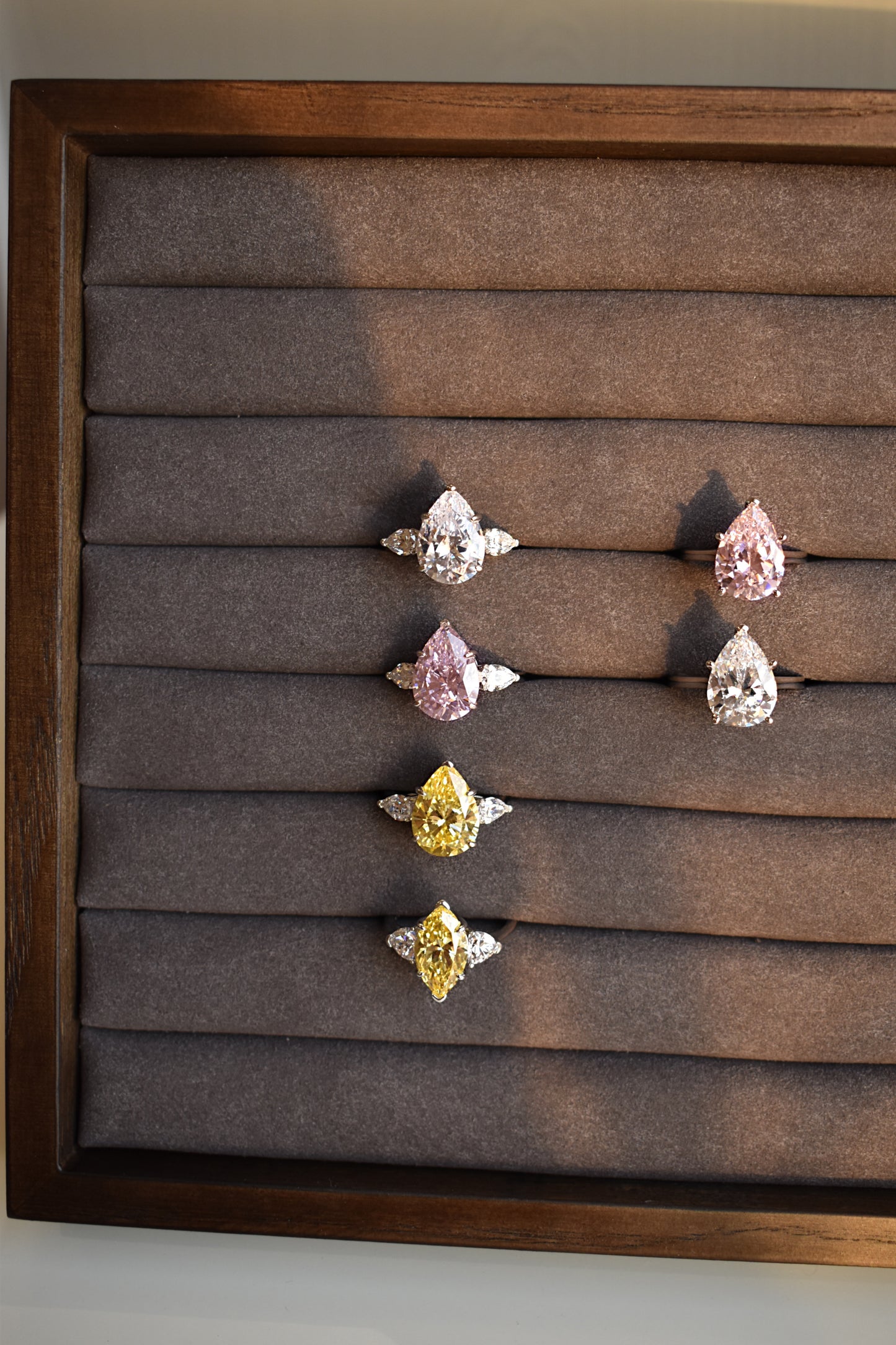 Winged Pear Shape Ring