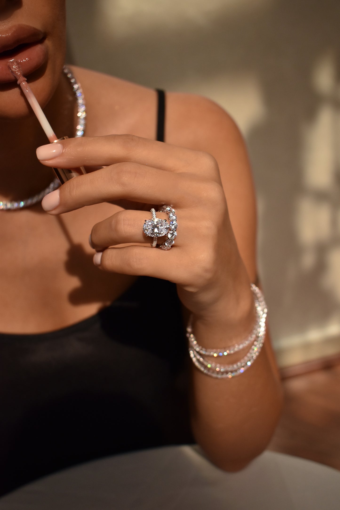 Oval Shape Engagement Ring