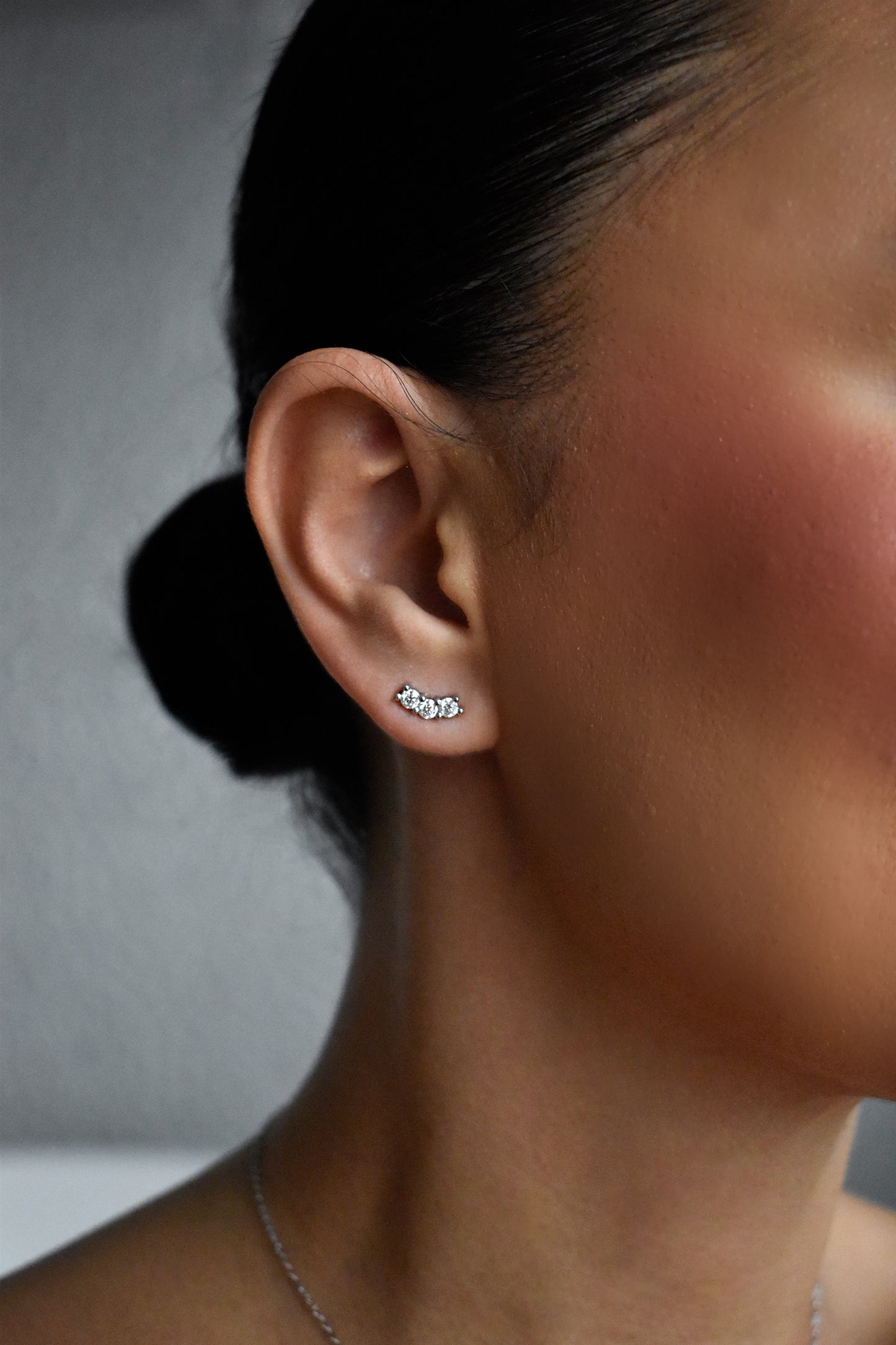 3mm Moissanite Stud Earrings