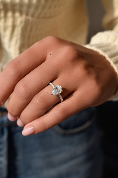2 Carat Pear Shape Ring