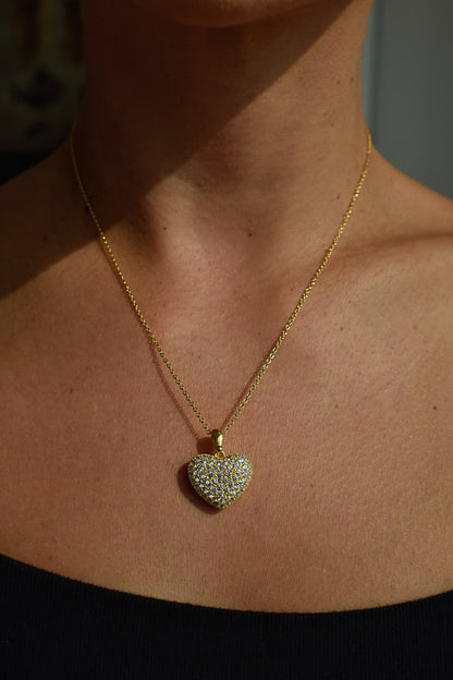 Double Face Heart Shape Pendant