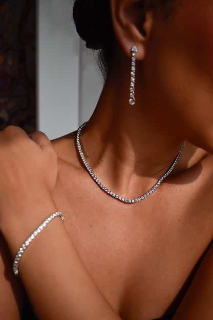 3mm Tennis Necklace