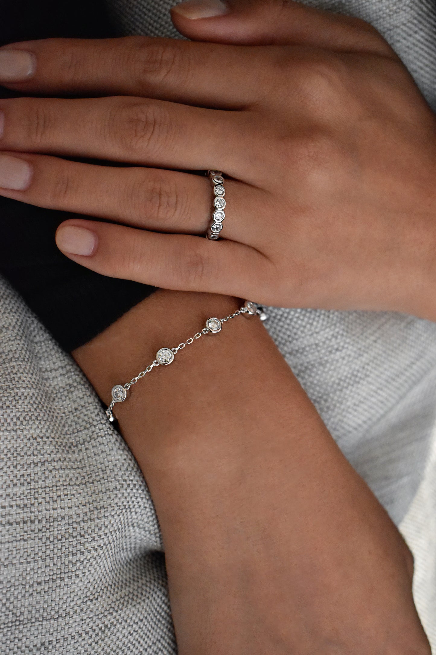 3mm Dainty Pave band