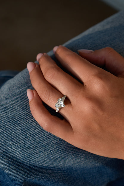 Winged Heart Shape Ring
