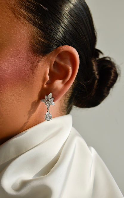Pear Shape Drop Earrings