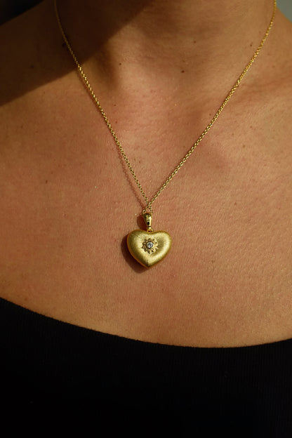 Double Face Heart Shape Pendant