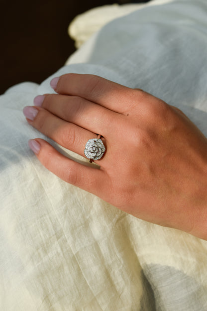 Camelia Flower Ring