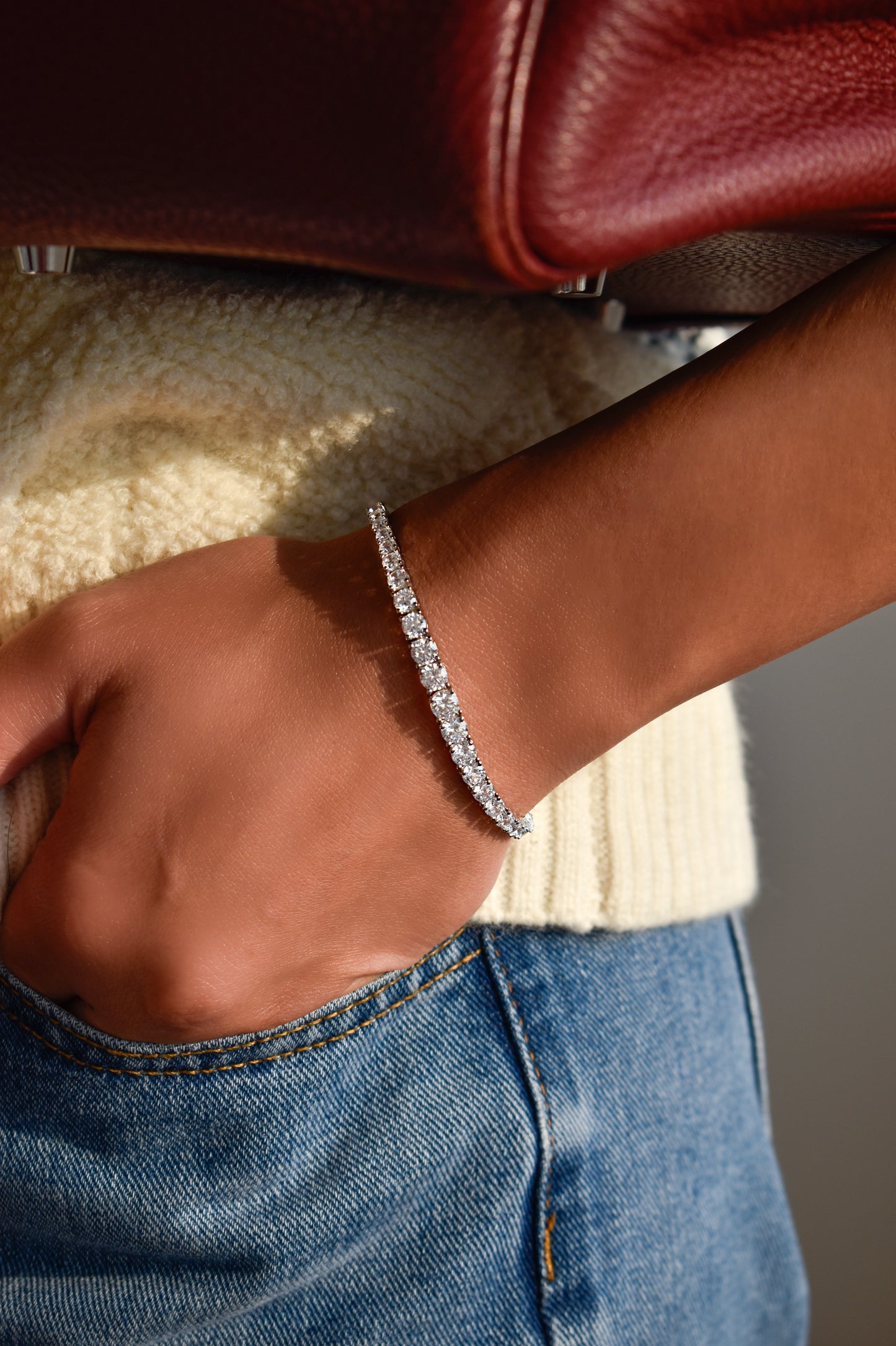 3-5mm Graduated Tennis Bracelet