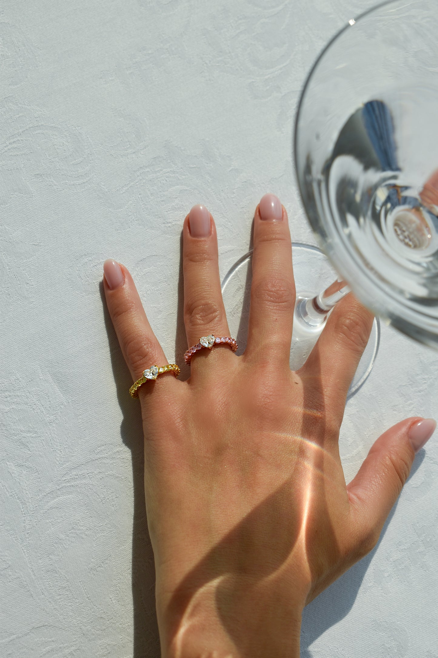 0.5 Carat Heart Shape Band
