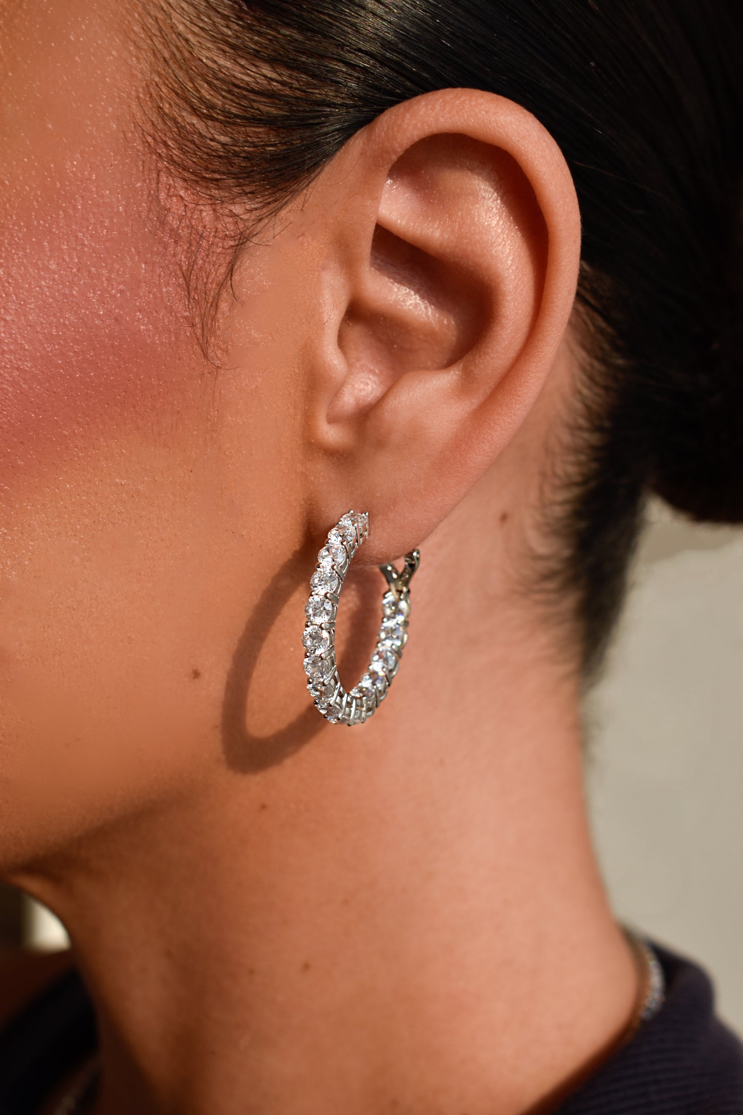 3mm Round Cut Hoops