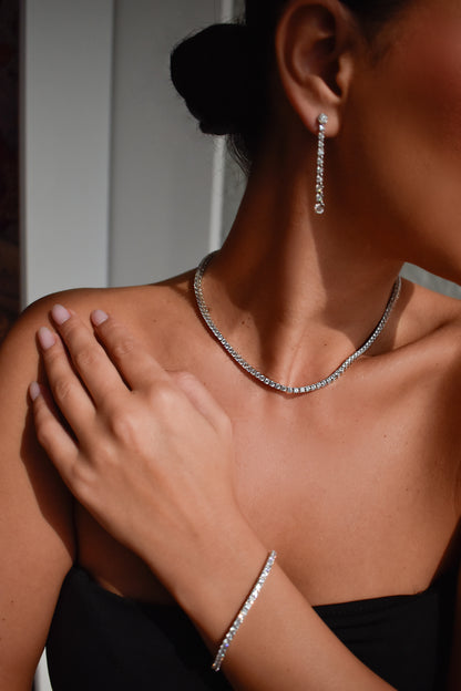 3mm Tennis Necklace