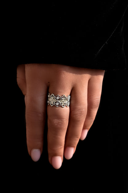 Brushed Silver Ring