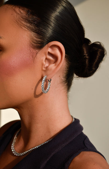 3mm Round Cut Hoops