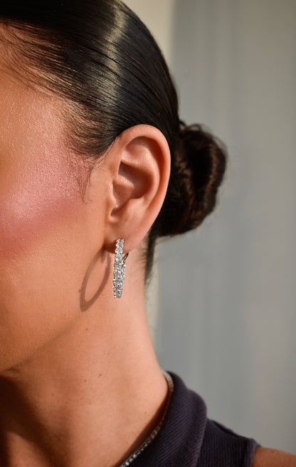 3mm Round Cut Hoops