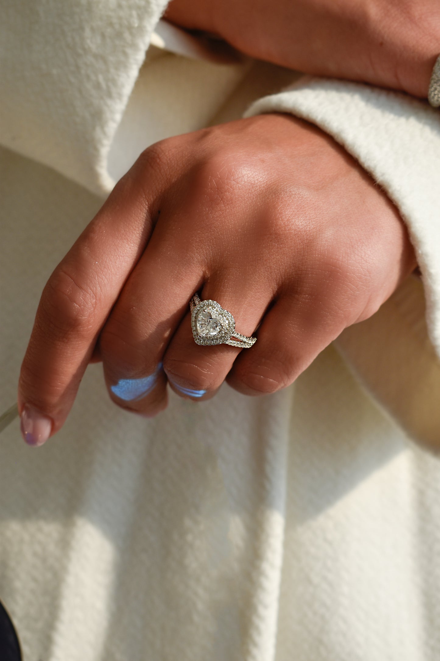 1 Carat Heart Shape Ring