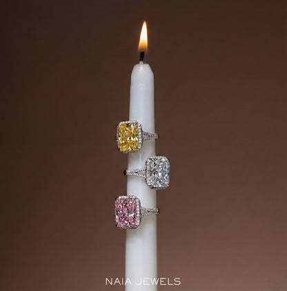 4.5 Carat Radiant Cut Ring