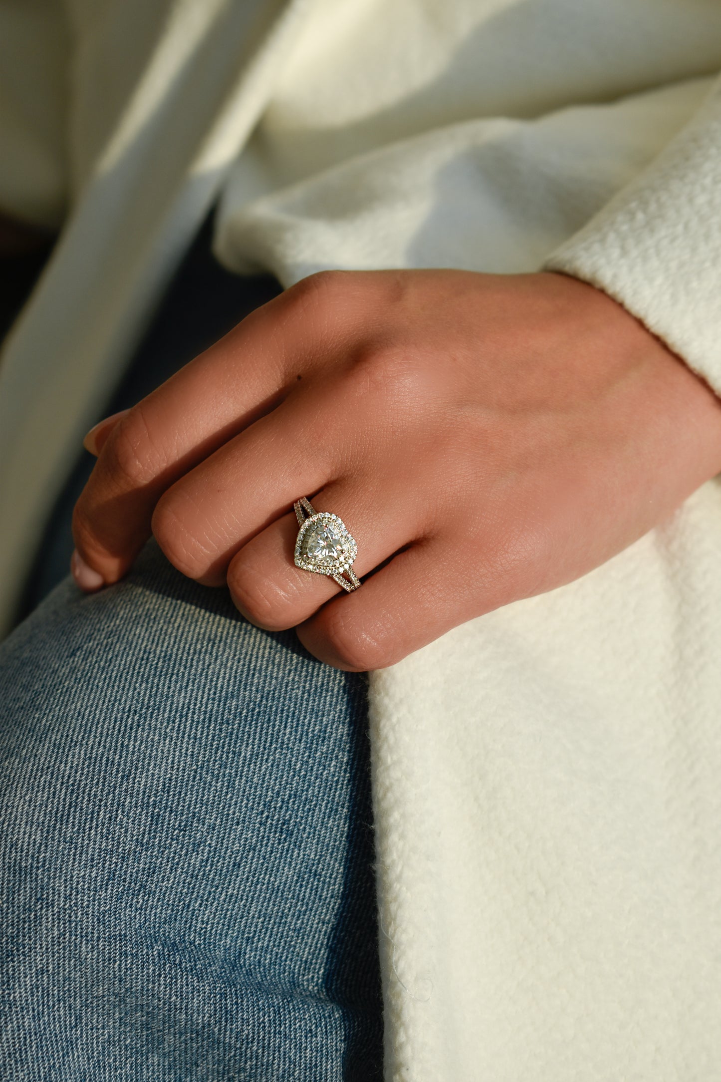 1 Carat Heart Shape Ring