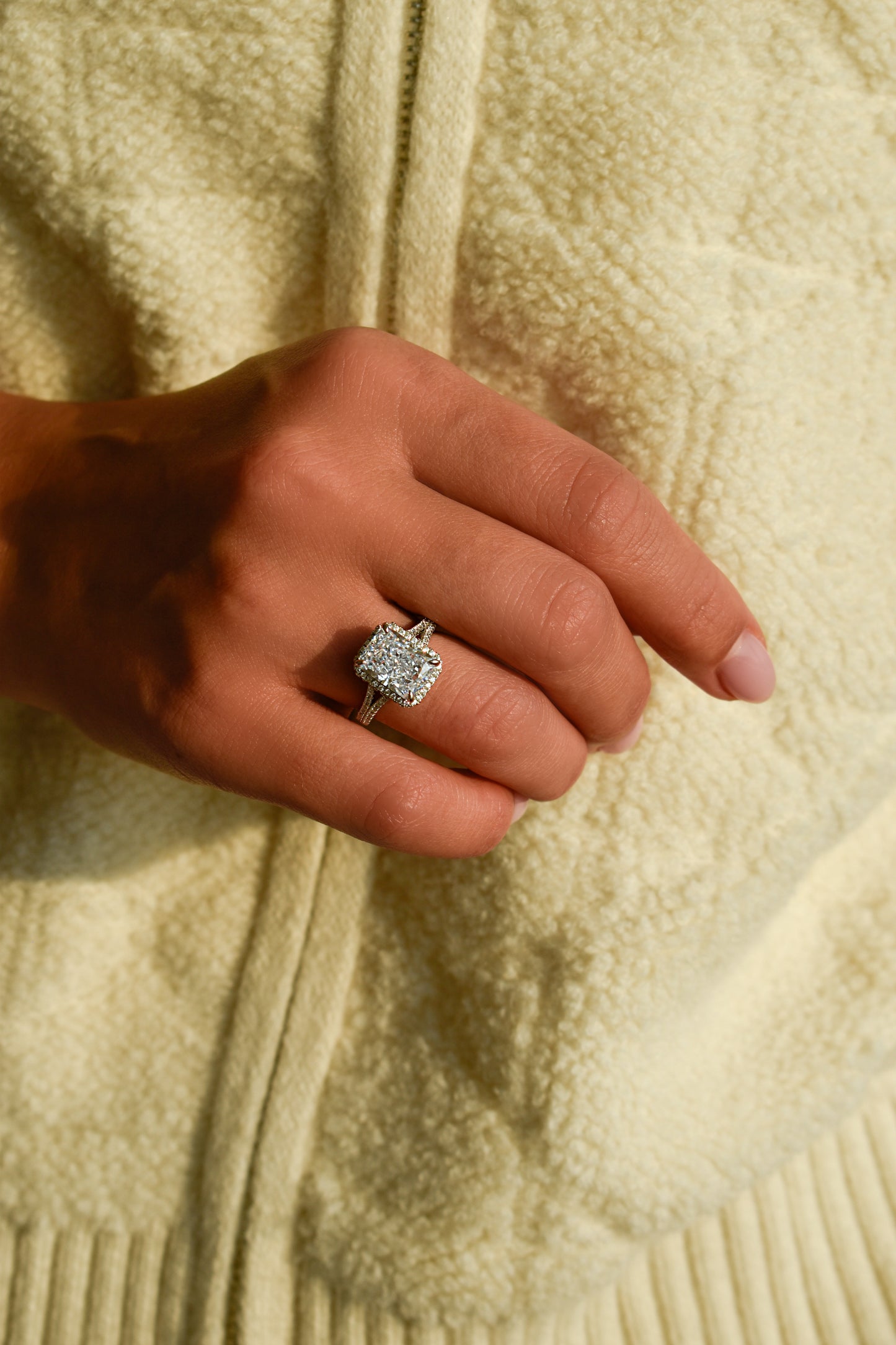 4.5 Carat Radiant Cut Ring