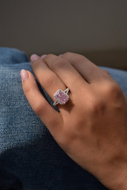 4.5 Carat Radiant Cut Ring