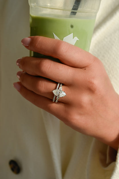 3 Carat Marquise Cut Twin Ring