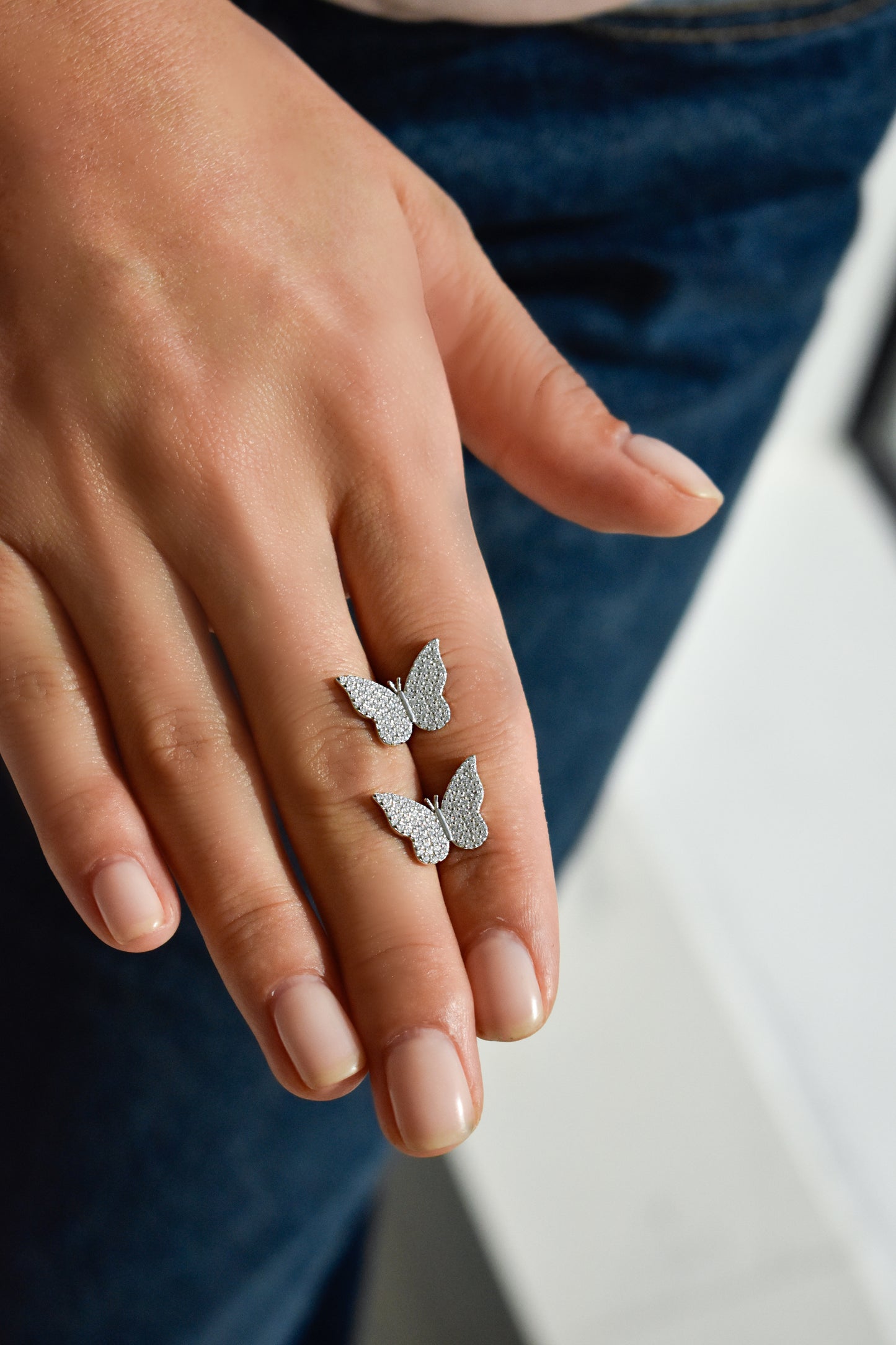 Butterfly Stud Earrings